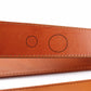 **FACTORY SECOND** 1.25" Saddle Tan Vegetable Tanned Leather Strap - Anson Belt & Buckle