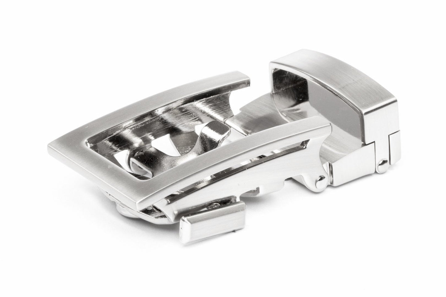 **FACTORY SECOND** 1.25" Traditional Buckle in Silver (shiny) - Anson Belt & Buckle