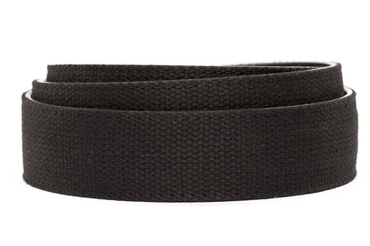 XL 1.5" Black Canvas Strap - Anson Belt & Buckle