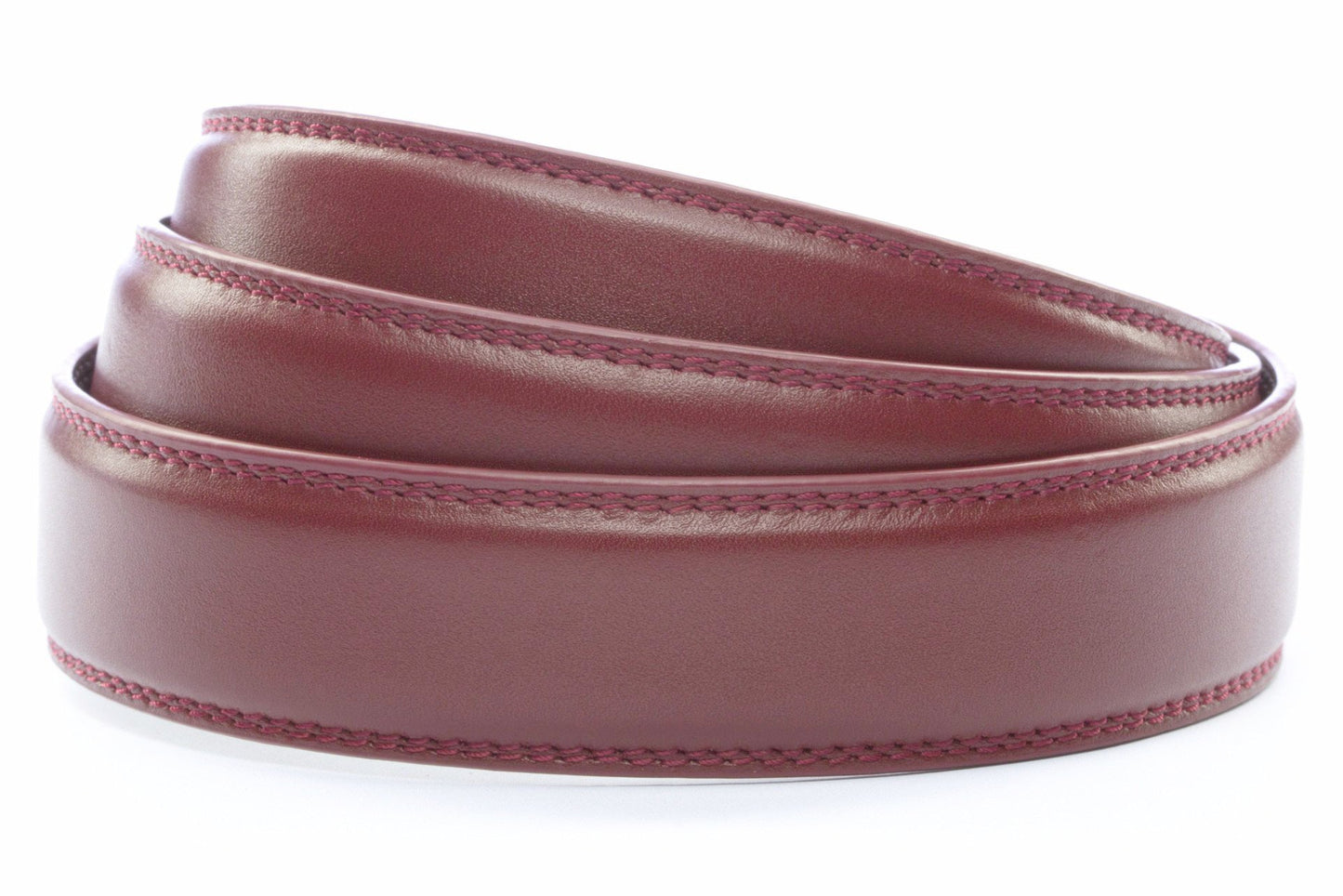 **FACTORY SECOND** 1.25" Cordovan Leather Strap - Anson Belt & Buckle