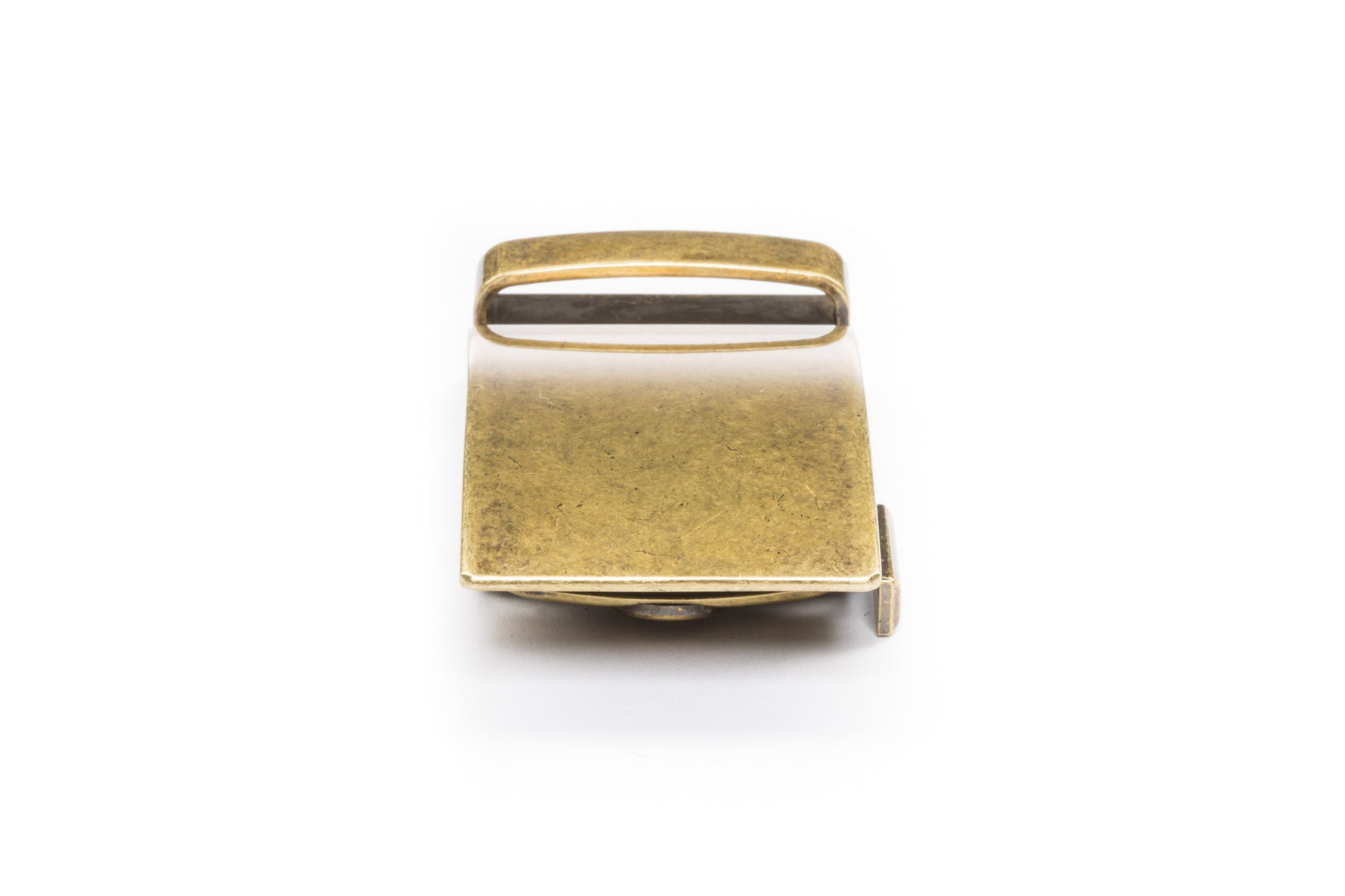 1.5" Classic Buckle in Antiqued Gold - Anson Belt & Buckle