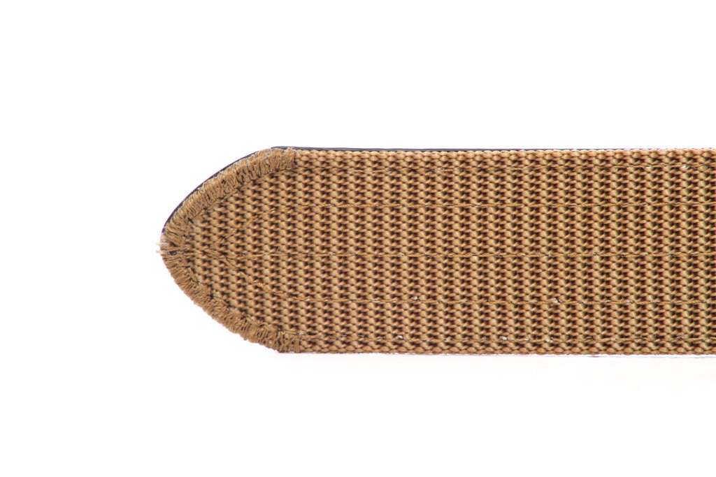 1.5" Concealed Carry Desert Tan Nylon Strap - Anson Belt & Buckle