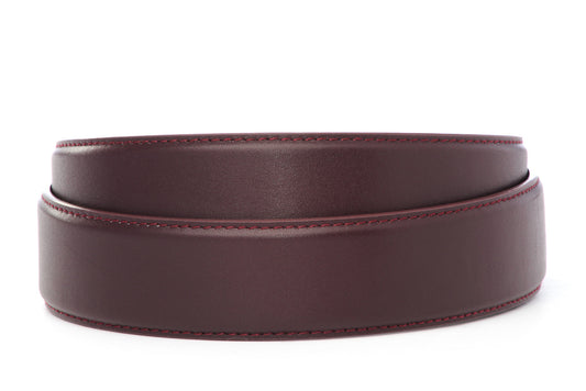 1.5" Oxblood Leather Strap - Anson Belt & Buckle