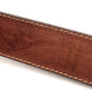 1.5" Marbled Tan Buffalo Vegetable Tanned Leather Strap (CAS)