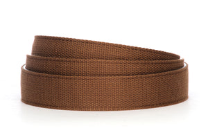 1.25" Brown Canvas Strap - Anson Belt & Buckle