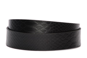 1.5" Black Anson Invincibelt in Reptile