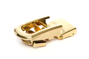 1.25" Traditional with a Curve in Gold - Anson Belt & Buckle