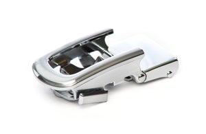 1.25" Traditional with a Curve in Silver - Anson Belt & Buckle