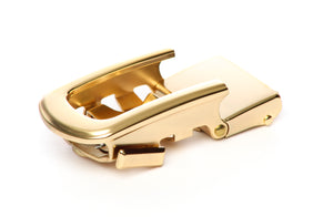1.25" Traditional with a Curve in Matte Gold - Anson Belt & Buckle