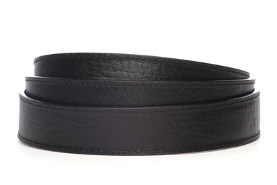 Black Buffalo Vegetable Tanned Leather Strap