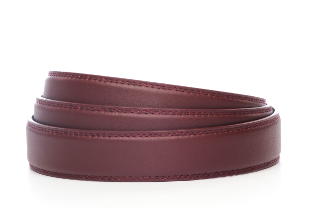 1.25" Cordovan Leather Strap - Anson Belt & Buckle