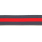 1.25" Navy-Red Stripe Cloth Strap - Anson Belt & Buckle