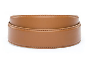 1.5" Saddle Tan Leather Strap - Anson Belt & Buckle